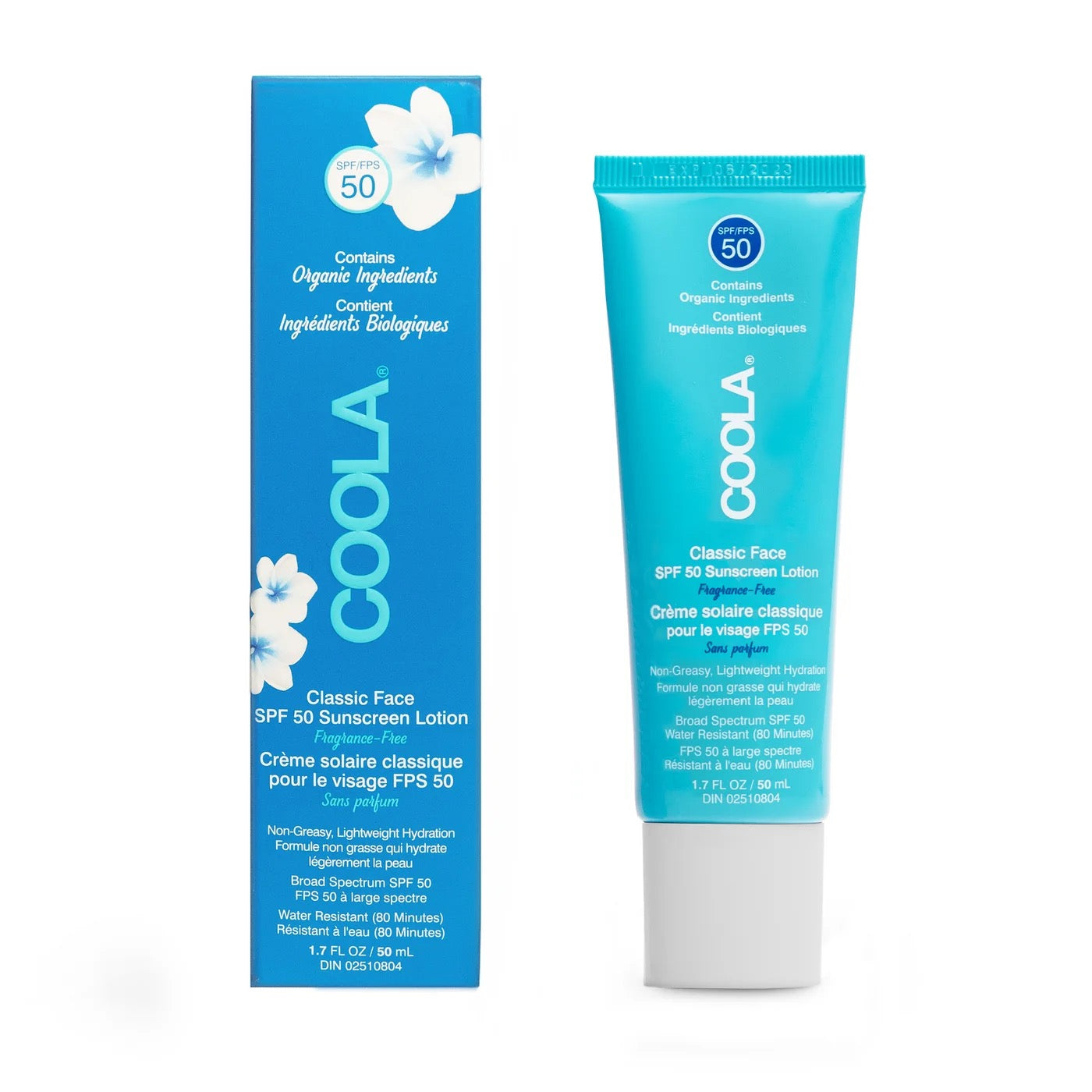 Coola - Crème solaire pour le visage FPS 30 concombre
