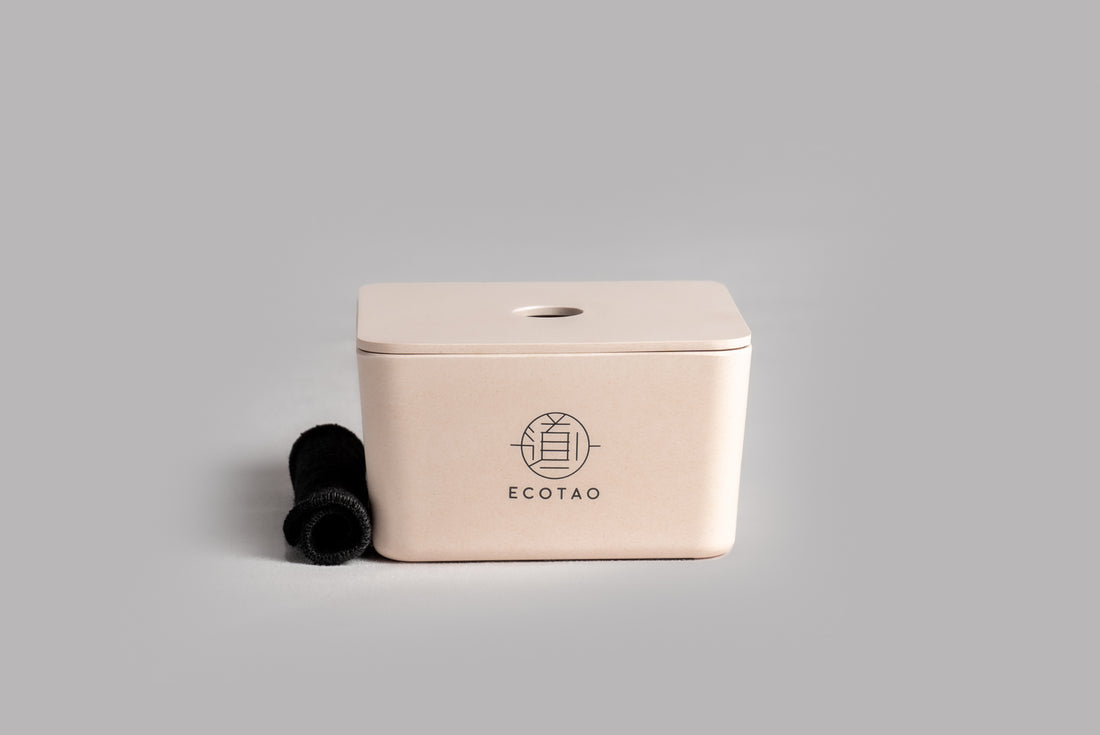 Écotao - Lingettes boîtier beige