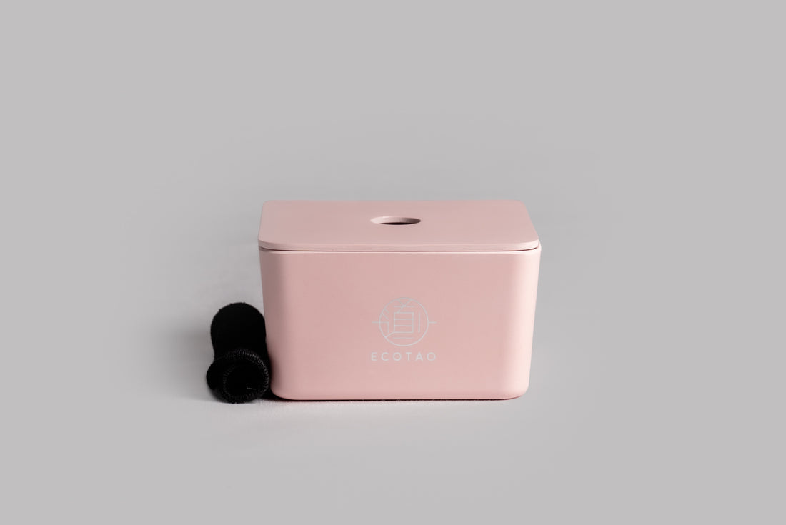 Écotao - Lingettes boîtier rose