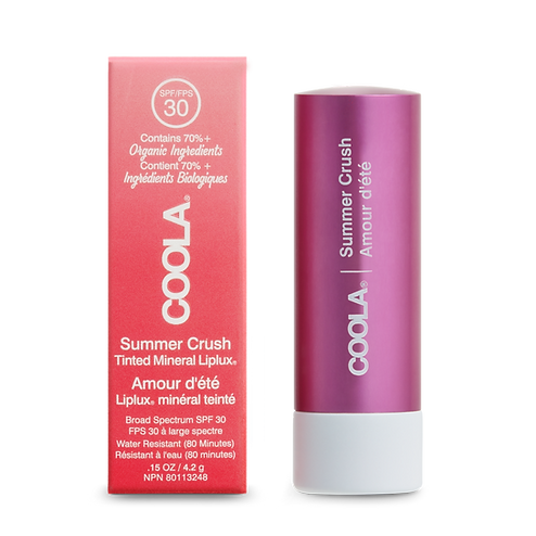 Coola - Liplux Luxe pour les lèvres, baignade à poil minéral teinté SPF 30