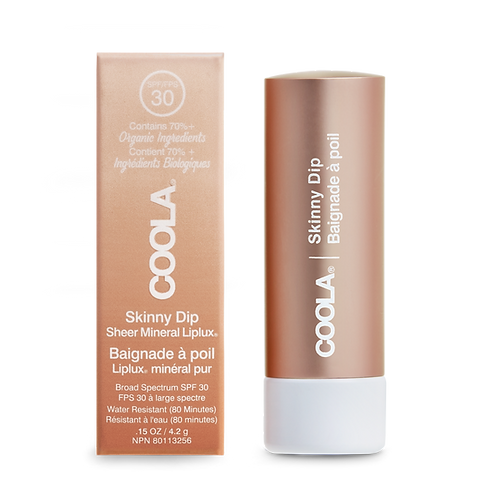 Coola - Liplux Luxe pour les lèvres, baignade à poil minéral teinté SPF 30